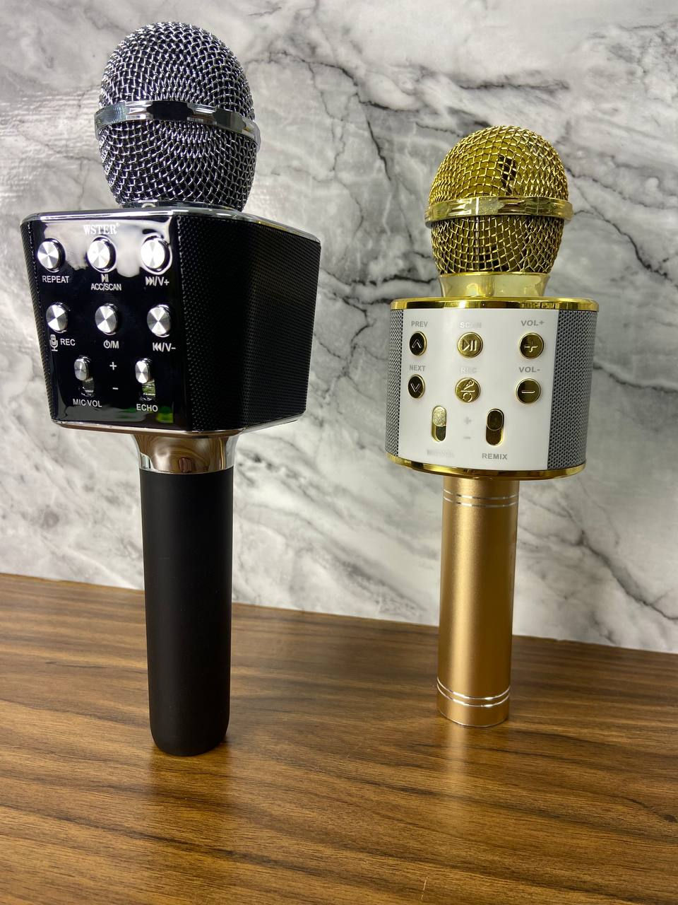 Microfon karaoke cu funcție de boxă foto 2