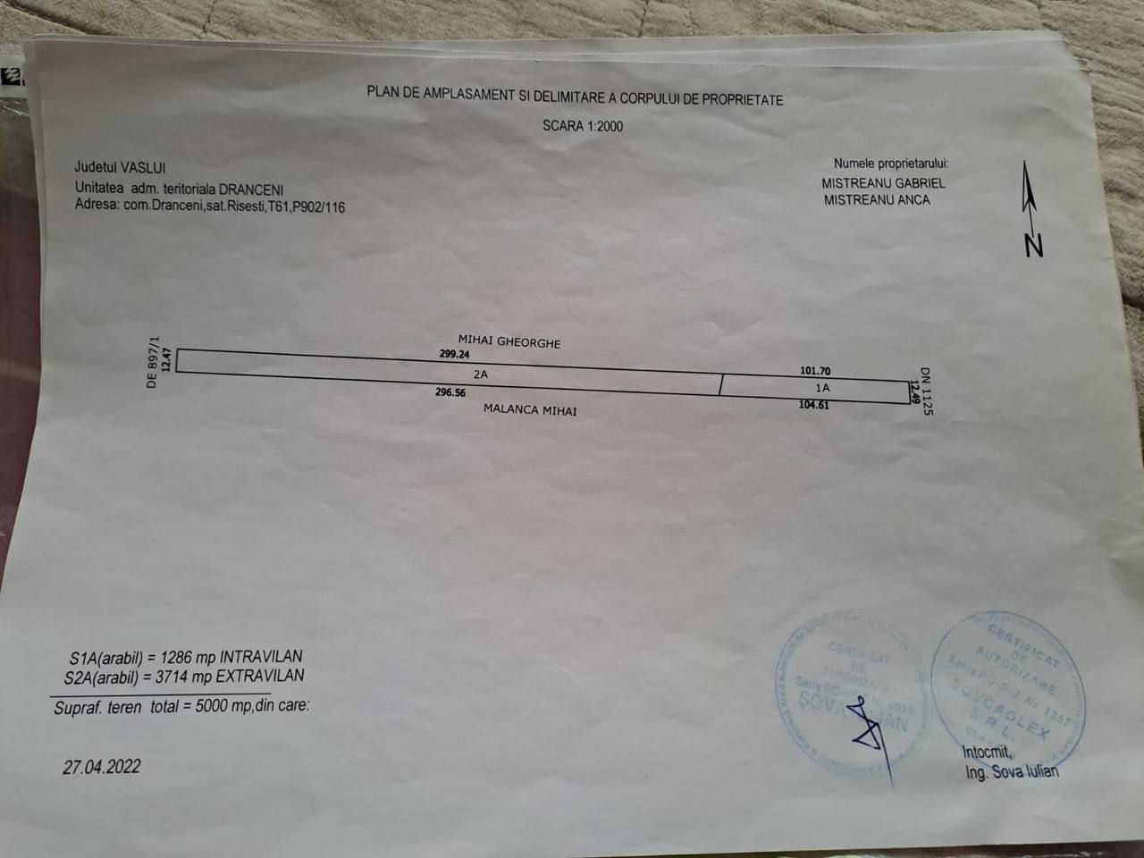 Pamant sub constructii la Vama Leuseni foto 3