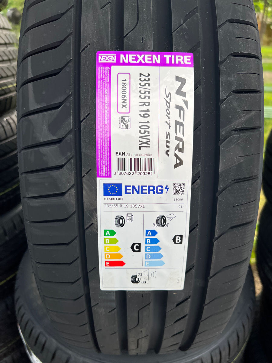 2 шины/ 2 anvelope 235/55 R19 Nexen N`fera Sport Suv/ Доставка, livrare toata Moldova 2024 foto 1
