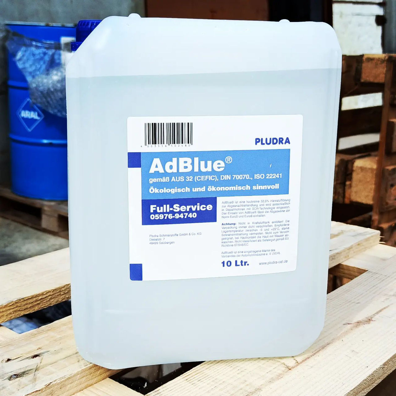 Жидкость ARAL AdBlue 10L foto 0