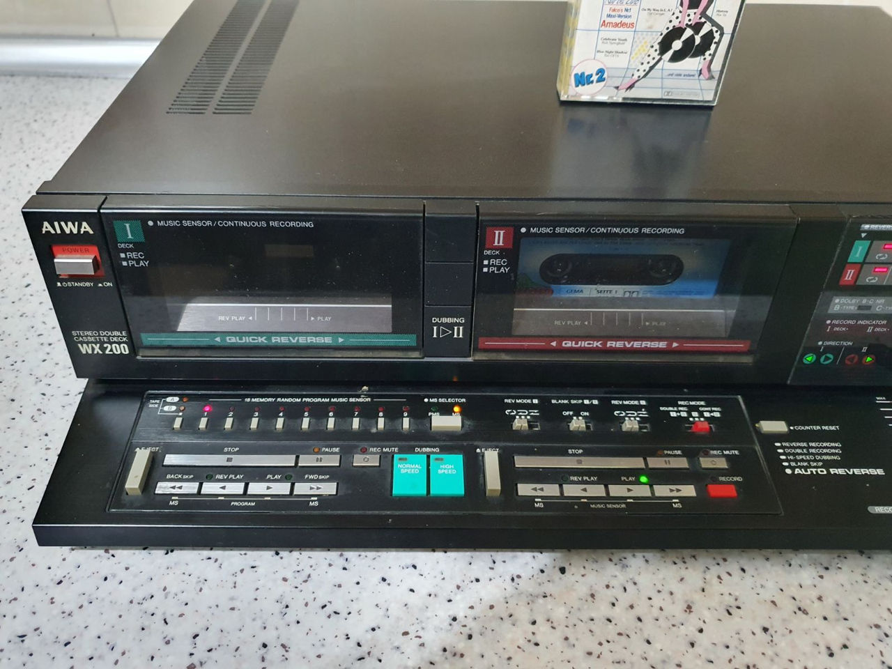 AIWA AD-WX200 двухкассетник с реверсом фото 3