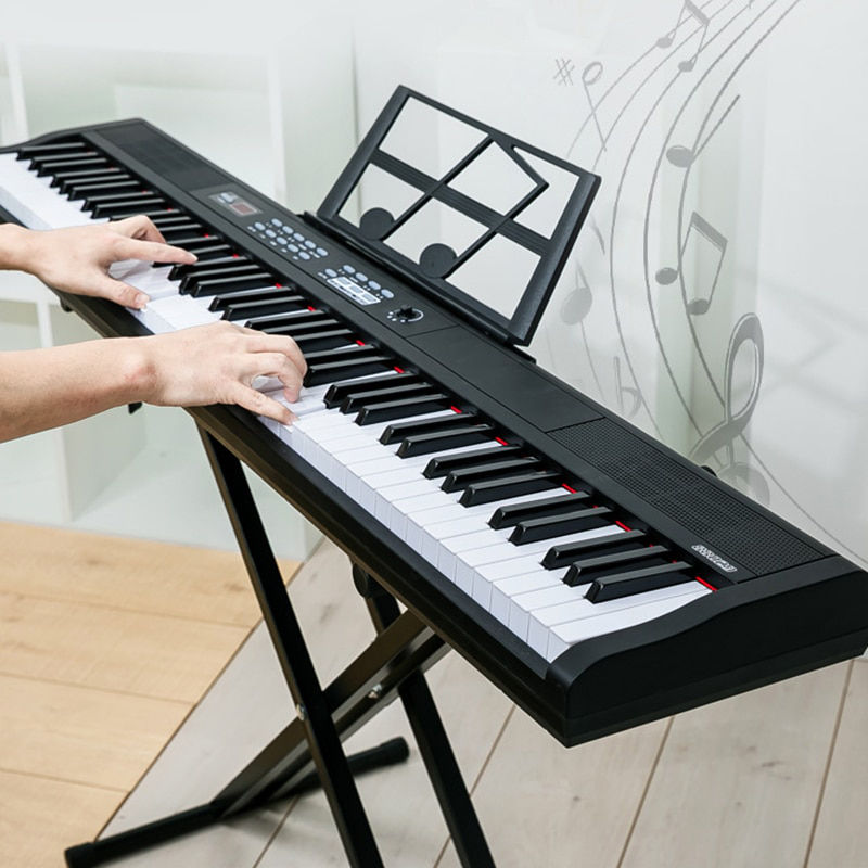 Синтезатор Professional 88K, 88 клавиш, 128 полифония, активная и взвешенная клавиатура, MIDI, Новый фото 3