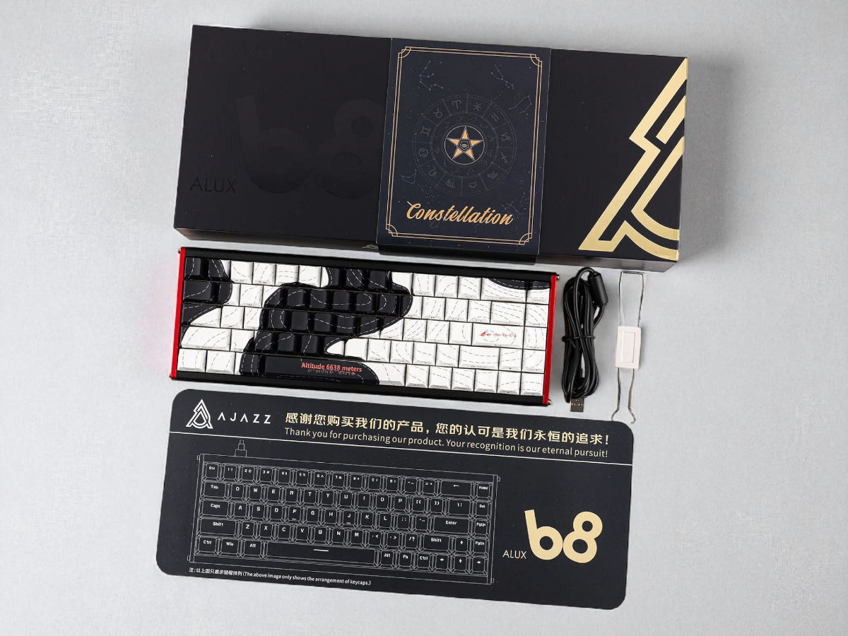 [NOU] Ajazz Alux68 Plus/Max (RGB, eSports, Magnetic Switches, Aluminiu) foto 18
