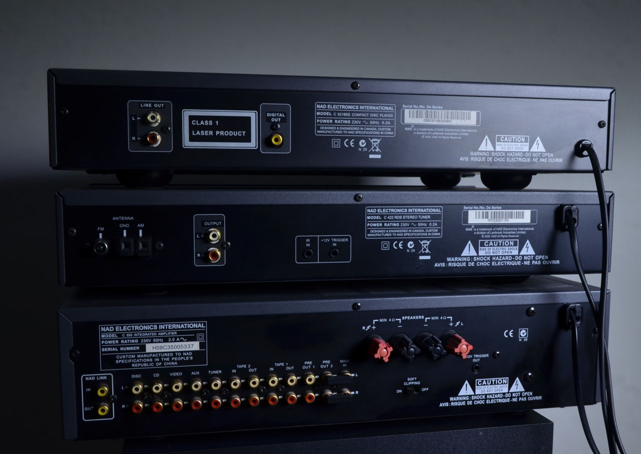 NAD Hi Fi система / NAD C350 усилитель / NAD C521 CD player / NAD C422 Stereo AM/FM / есть пластинки фото 4
