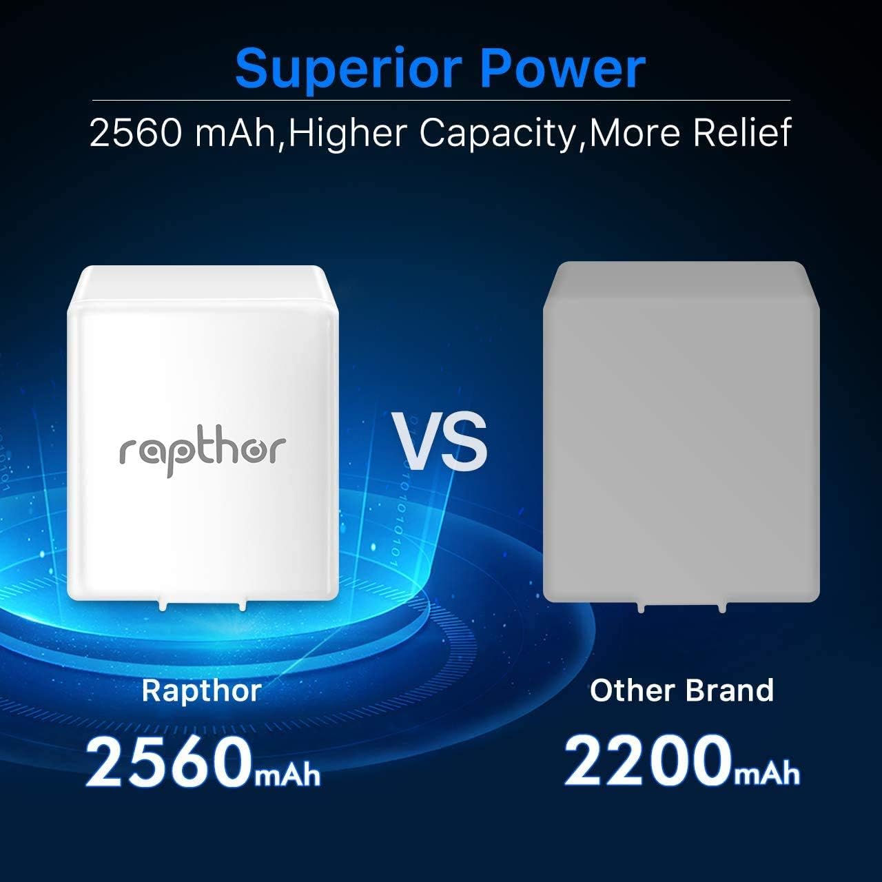 Baterie reîncărcabilă Rapthor 2560mAh Arlo compatibilă cu acumulatorul de schimb Arlo Pro/Pro 2 7,4V foto 5