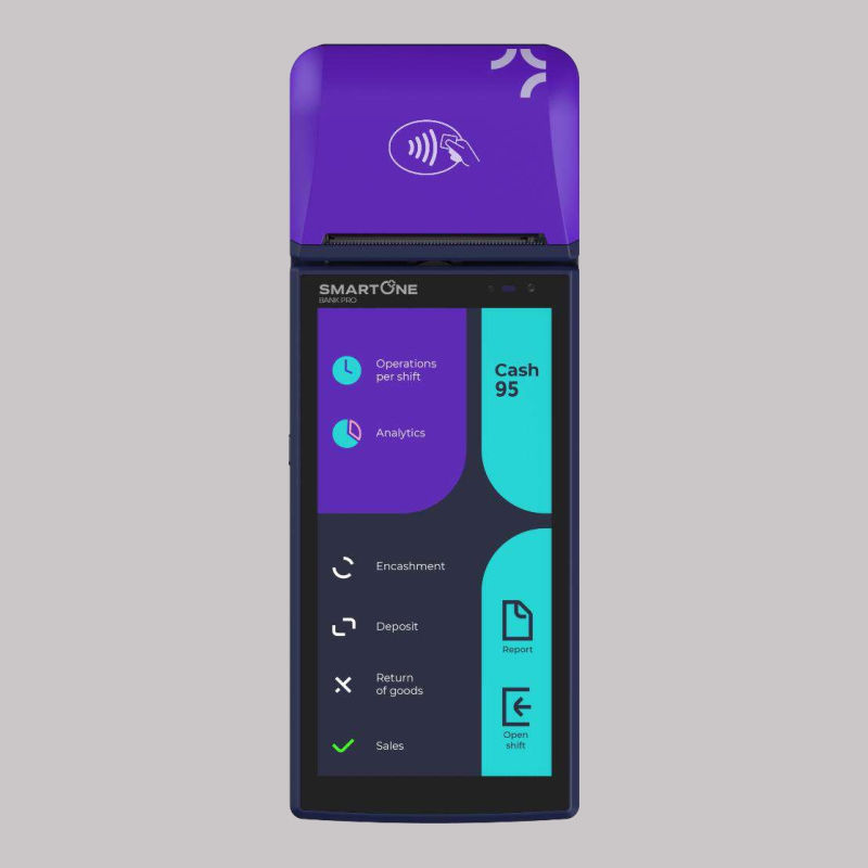 SmartOne Bank Pro - революционный мобильный POS-терминал с фискальным принтером! foto 1