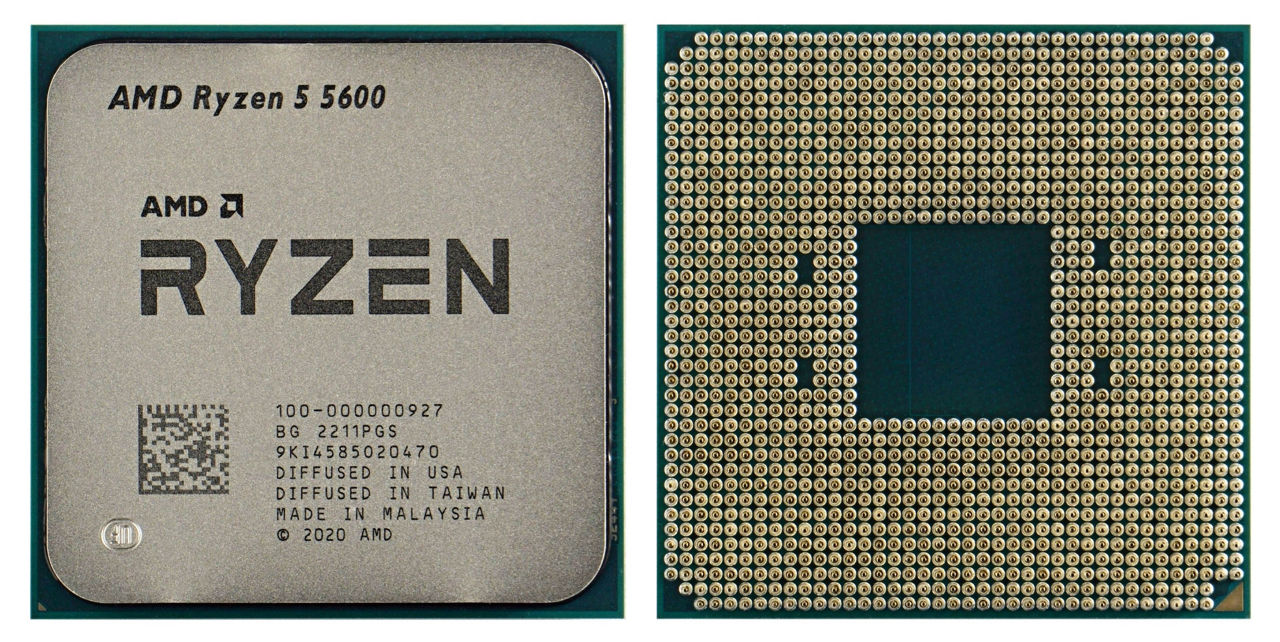 new- AMD Ryzen 5 5600 3.5-4.4GHz, 6Cores+12Threads, L2 3MB, L3 32MB, 7nm, 65W garanție - 24 luni 0% foto 1
