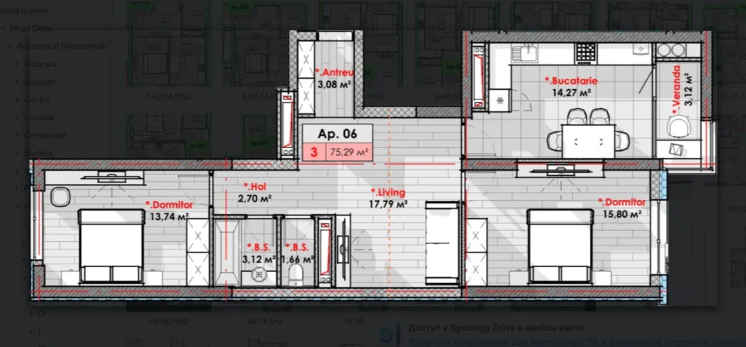 Apartament cu 2 camere,  Râșcani,  Chișinău mun. foto 2