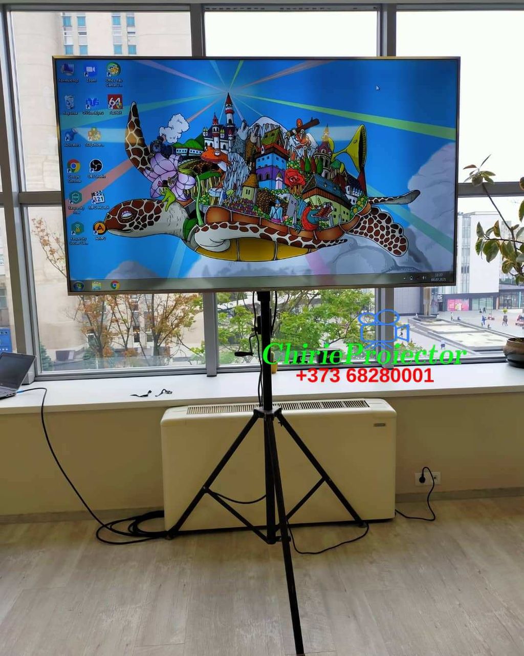 Аренда больших презентационных экранов 75". фото 2