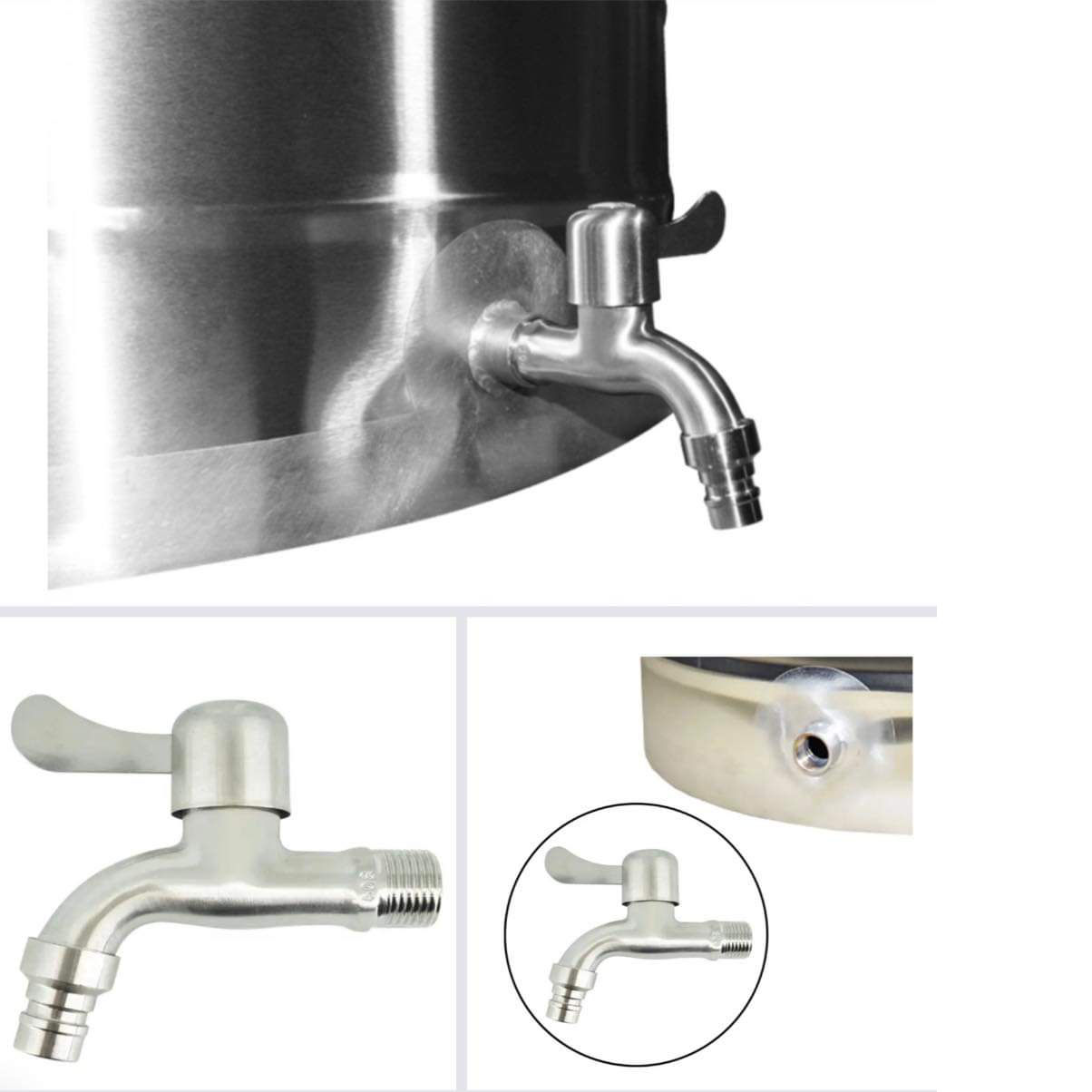 Butoi de vin inox 350 l TechnoWorker / Credit 0% / Livrare / Garantie 2 ani foto 5