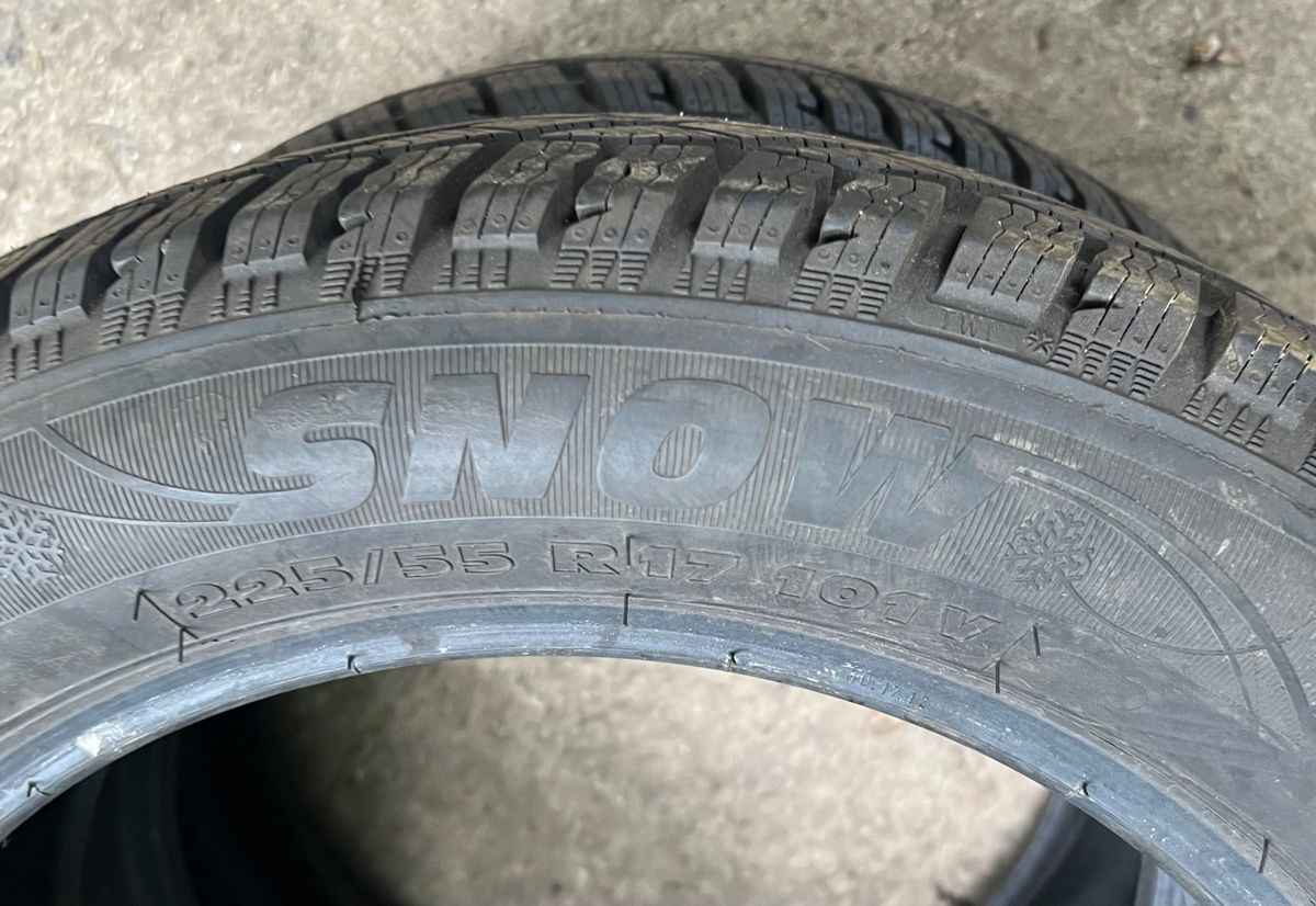 Продам 2 шины 225/55 R17 Riken Snow (Michelin Group) фото 9