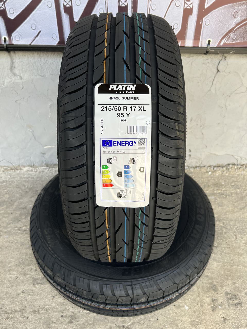 Platin 215/50 R17 лето - 1450 лей фото 0