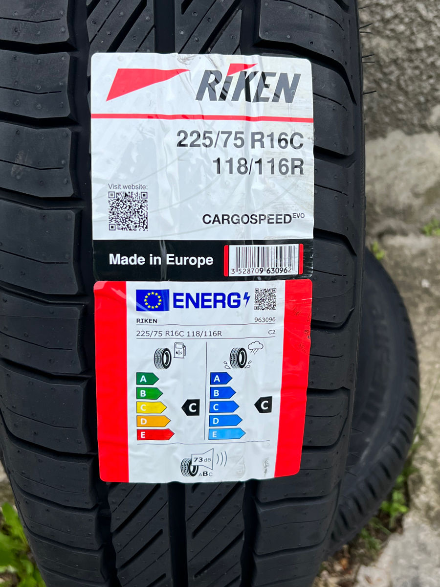 225/75 R16C Riken Cargo Speed (Michelin Group)/ Доставка, livrare toata Moldova foto 1