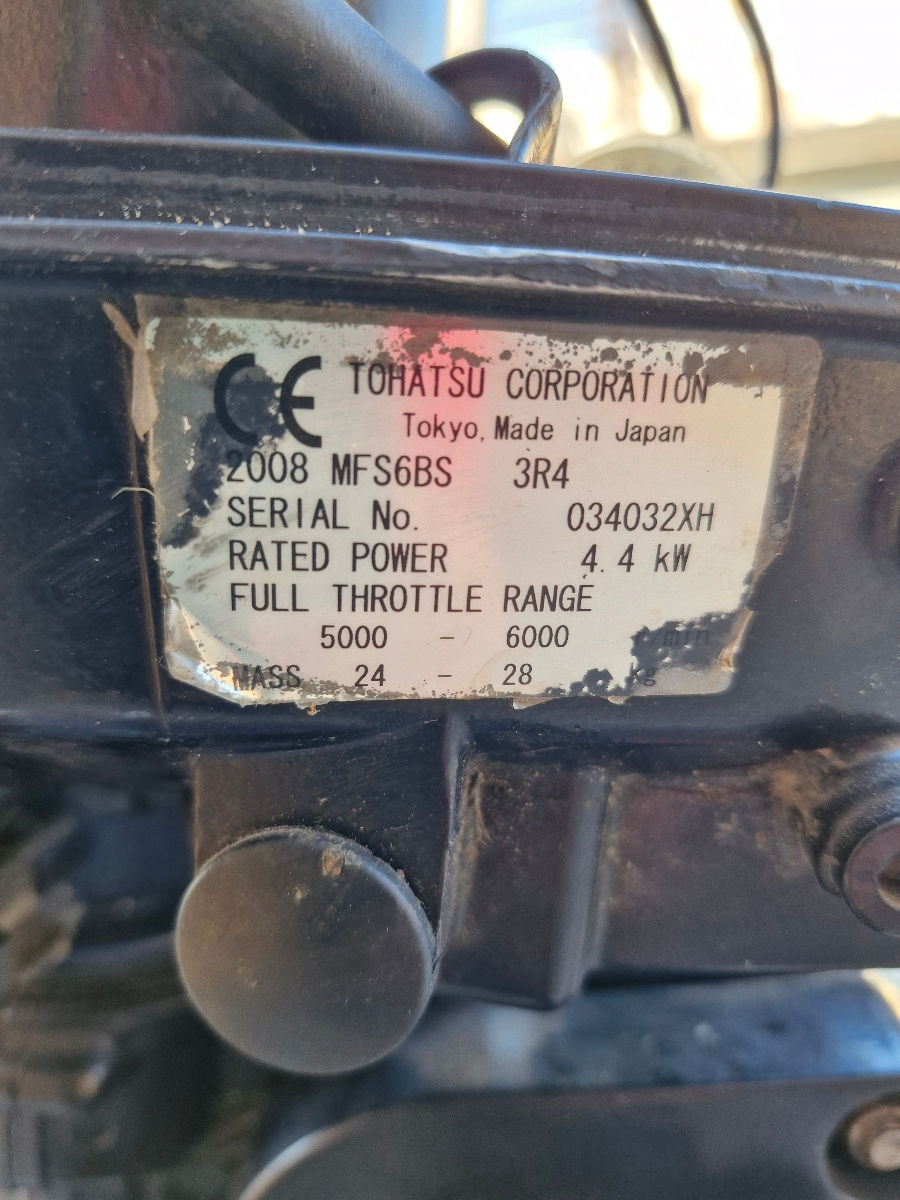 Лодка пвх Колибри км330д. Мотор Tohatsu 6hp 4такта фото 7