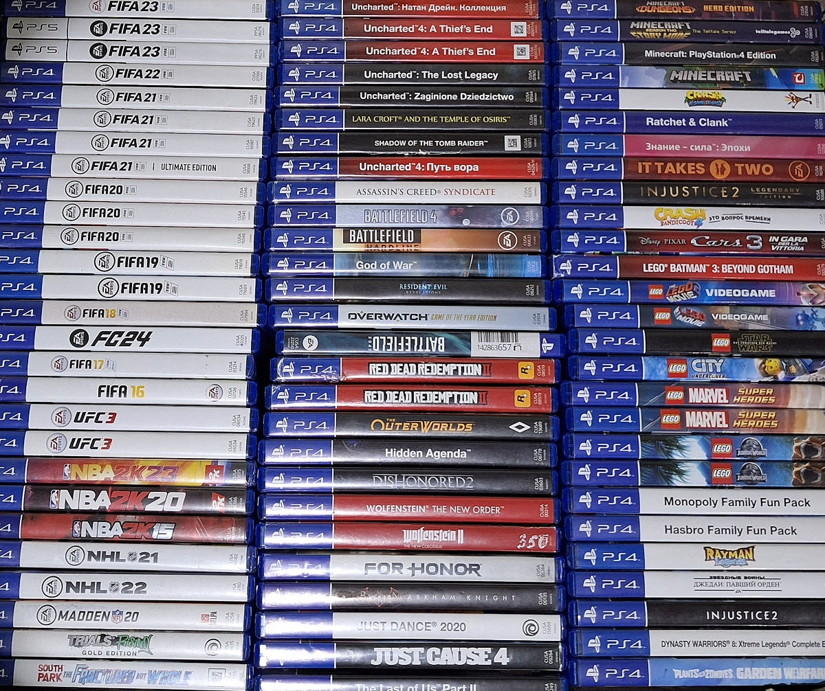 Диски Ps5 Ps4 Hogwards The Witcher Nfs Fifa Call Of Duty Assassin Ufc  Horizon WD Ps Plus Ea Play