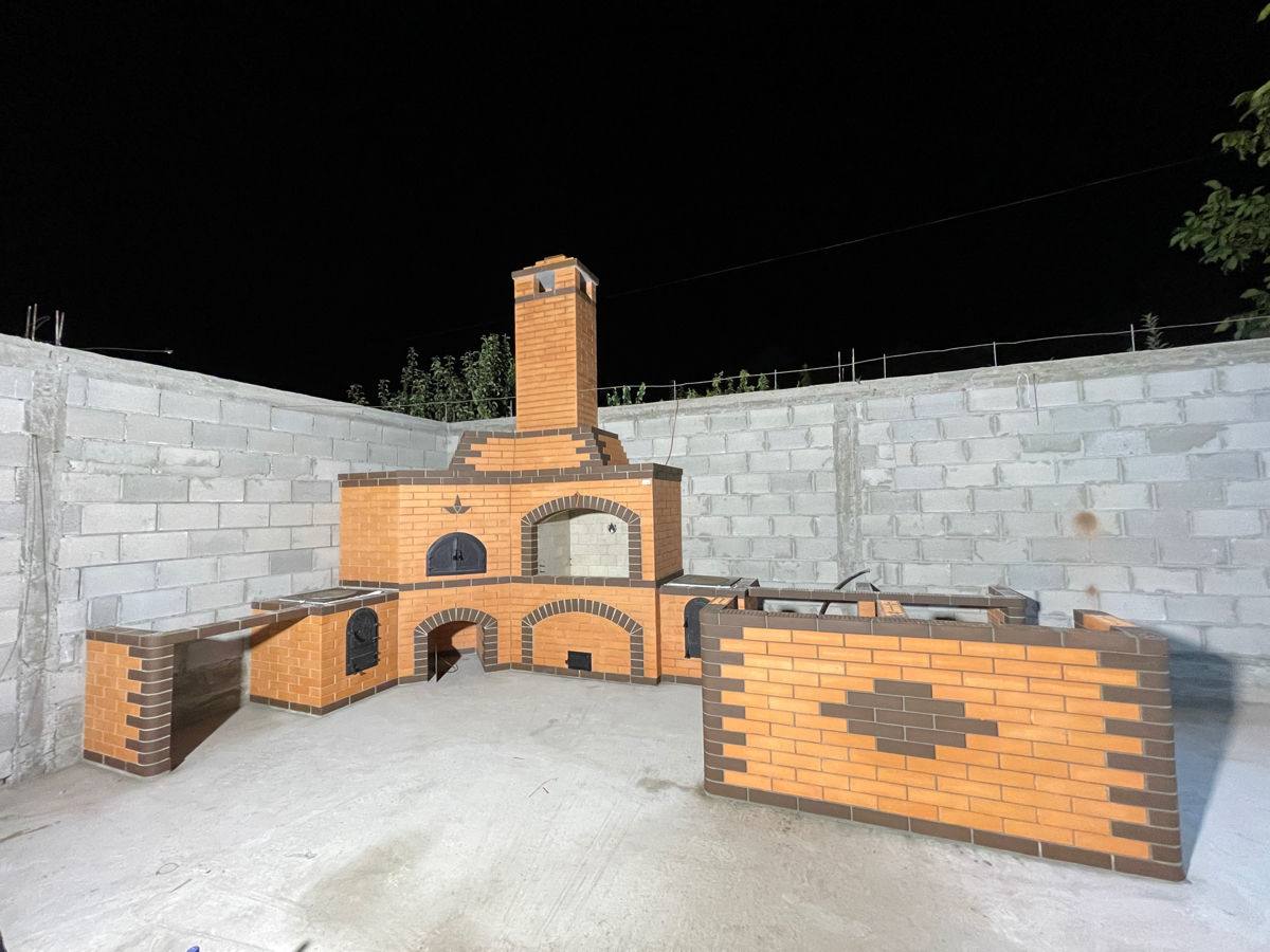 Mangal din caramida, bucatarii de vara, gratare de curte, foisoare, foto 6