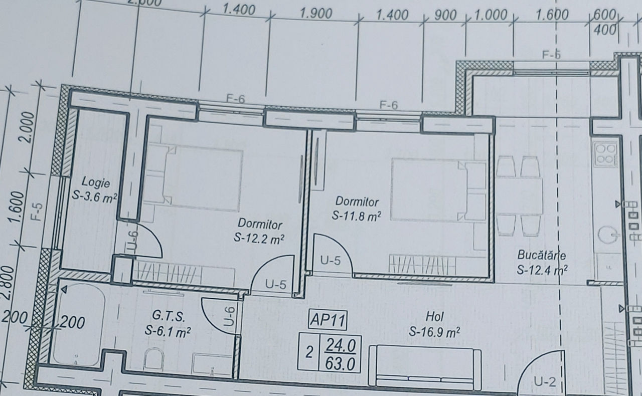 Apartament cu 2 camere,  Periferie,  Piatra Albă,  Ialoveni foto 7