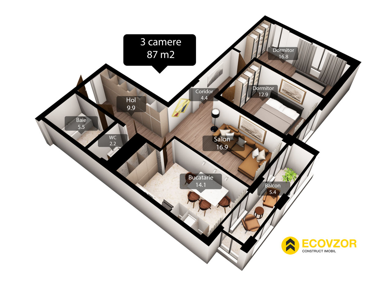 Apartament cu 3 camere,  Poșta Veche,  Chișinău,  Chișinău mun. foto 0