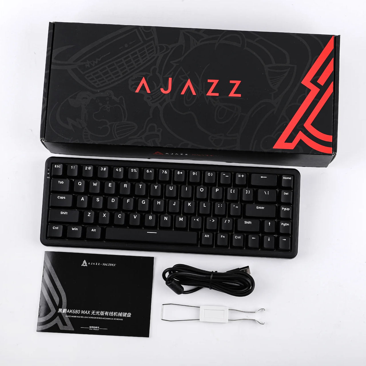 [Nouă] Ajazz AK680 Max RGB Flagship Edition (eSports, 8k polling rate) foto 2