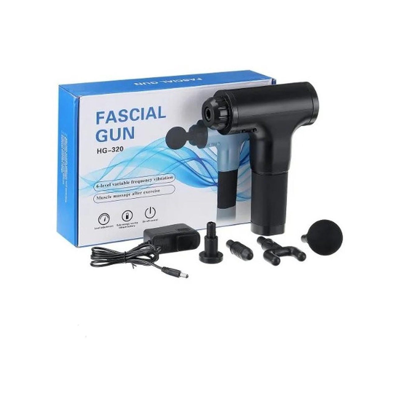 Masajor muscular Fascial Gun foto 6