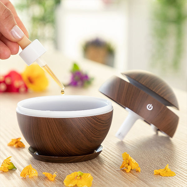 Umidificator de aer,aromaterapie,lampa de veghe Ультразвуковой увлажнитель воздуха с ароматераптей foto 3