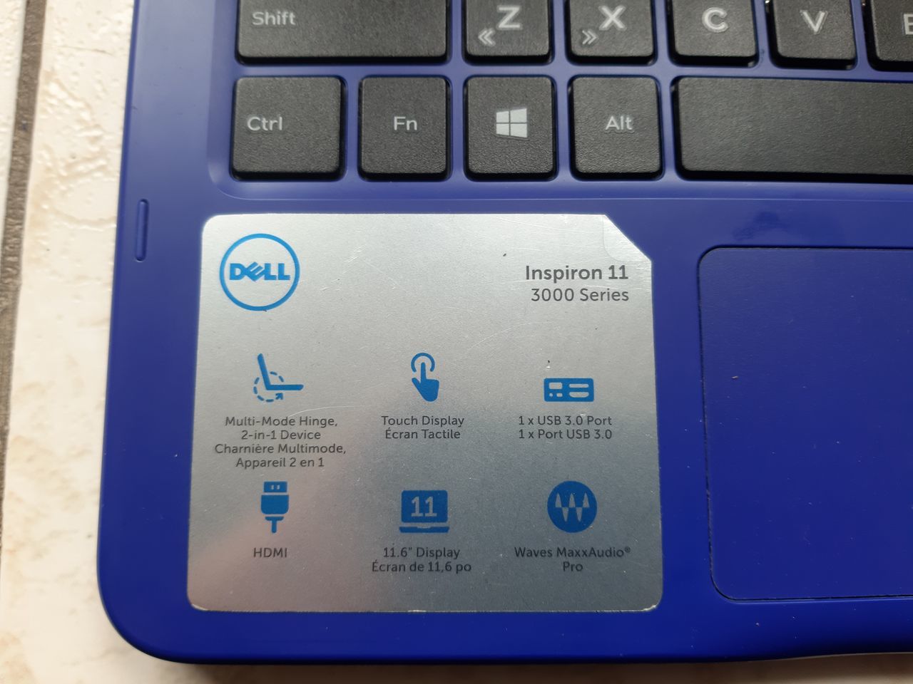Ноутбук трансформер Dell Inspiron 11 3000 (P25T)