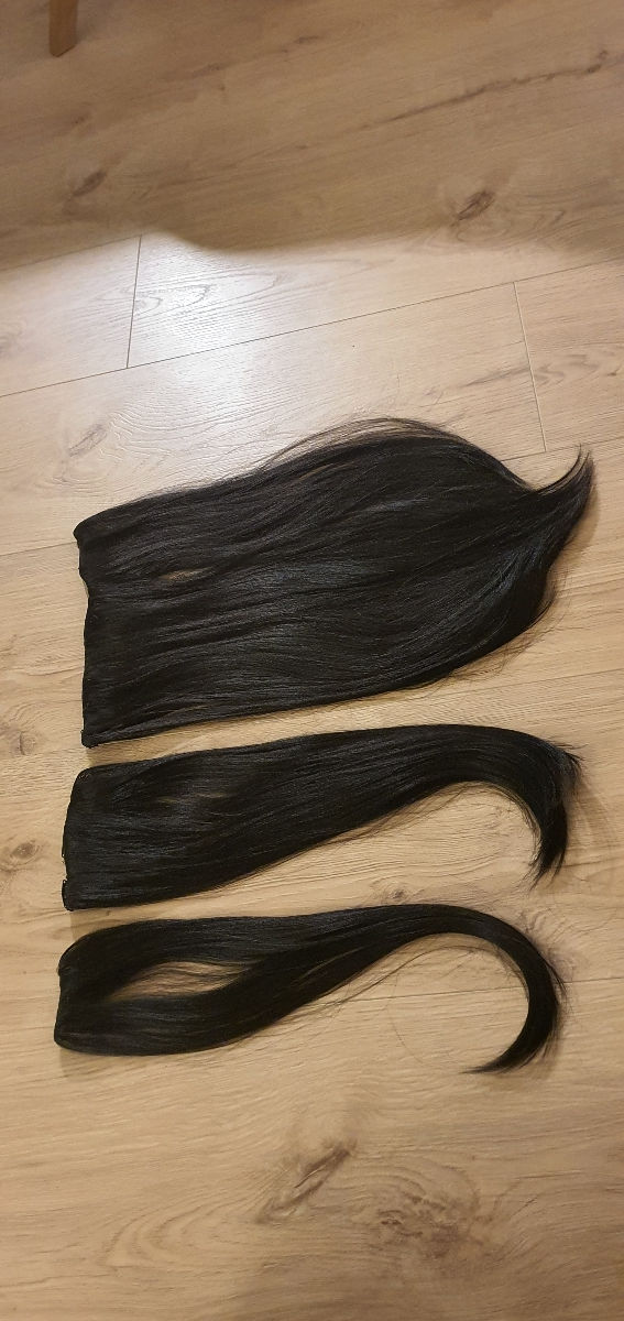 Se vind extensii de par artificial clips-on 45 cm.  foto 7