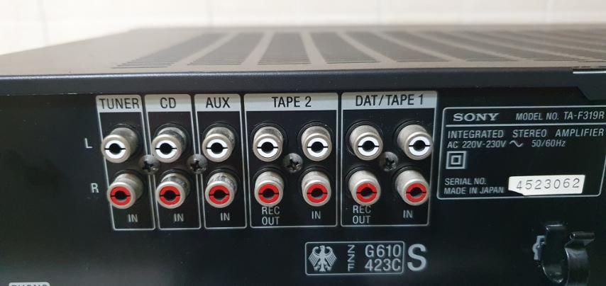 Sony TA - F319 R Integrated Stereo Amplifier foto 5