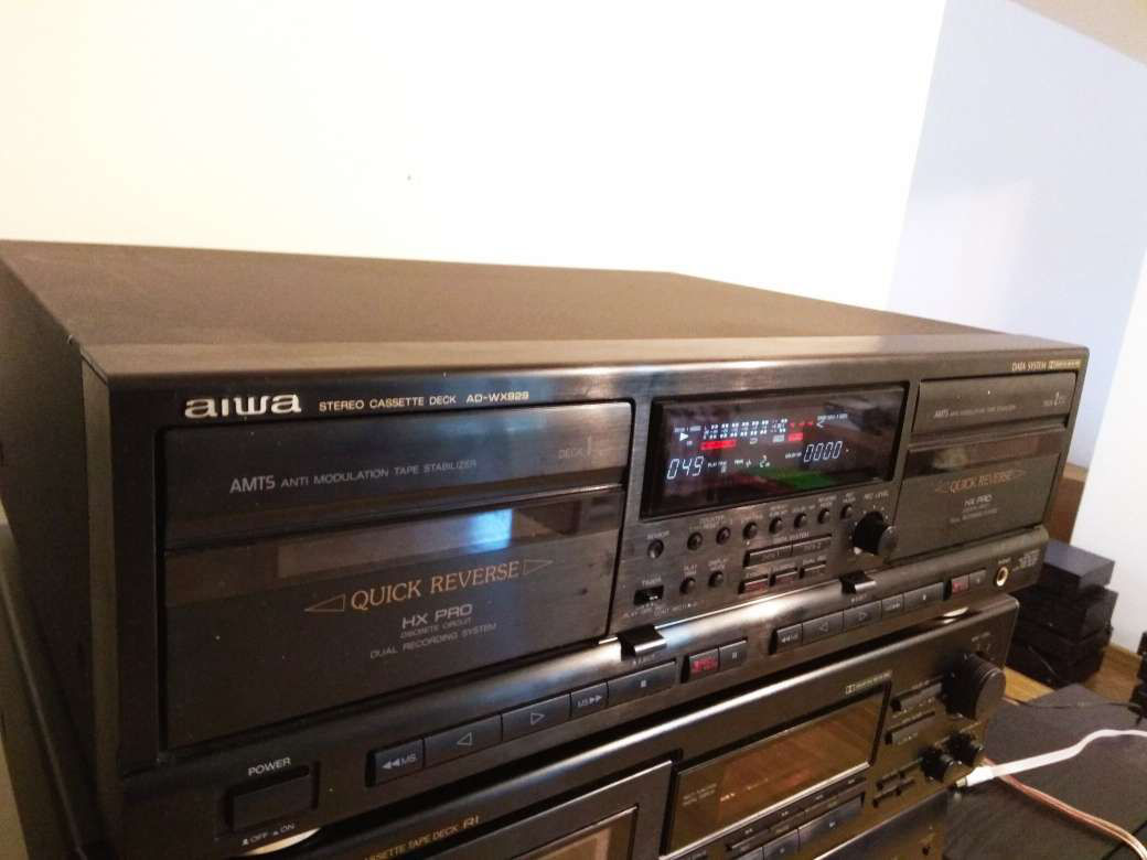 Aiwa AD-WX929 двухкассетный магнитофон по очень низкой цене. foto 2
