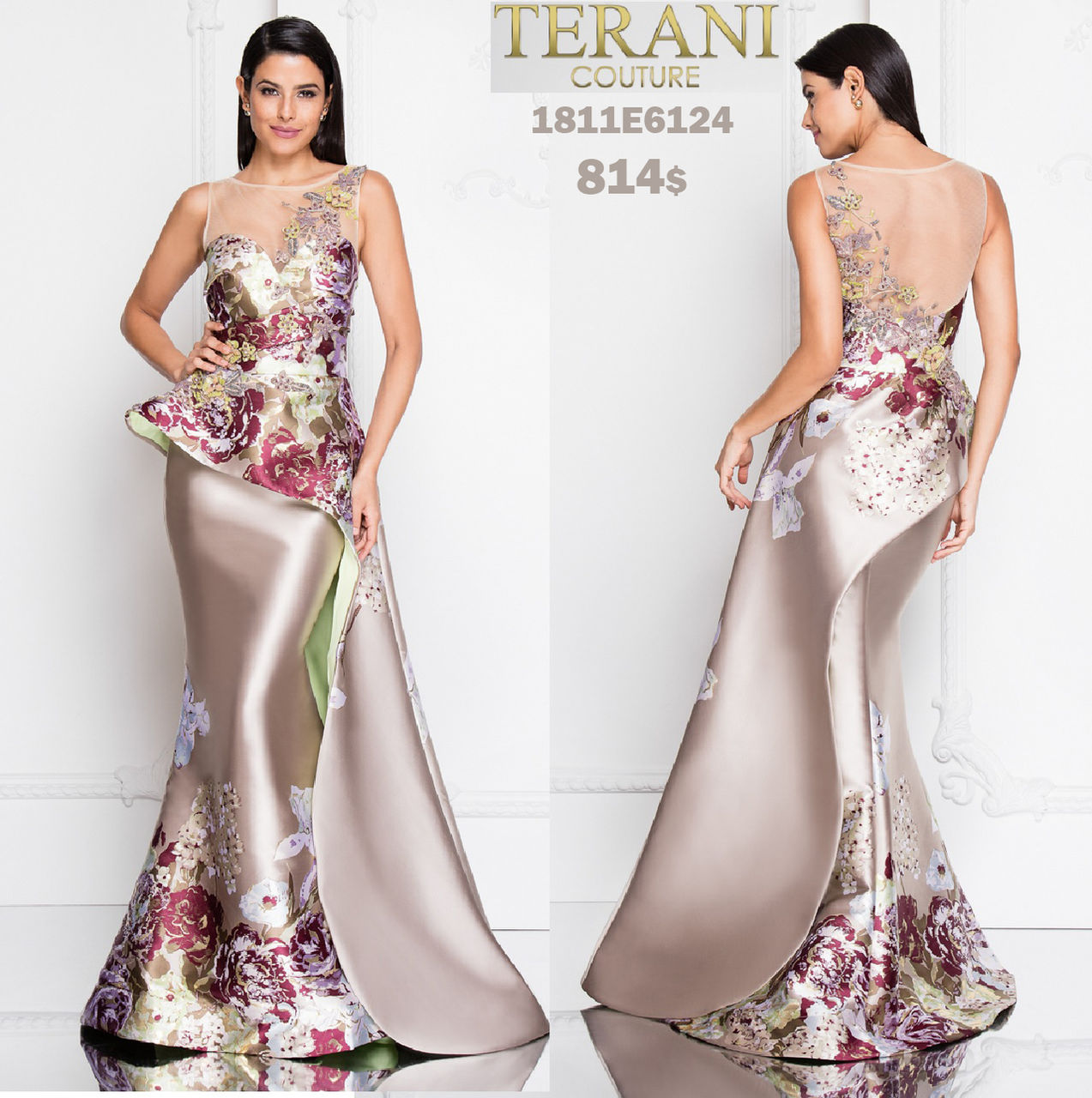 Новинка ! Вечернее платье Terani Couture . Скидки -25-50%. 100 лей/час ! foto 2