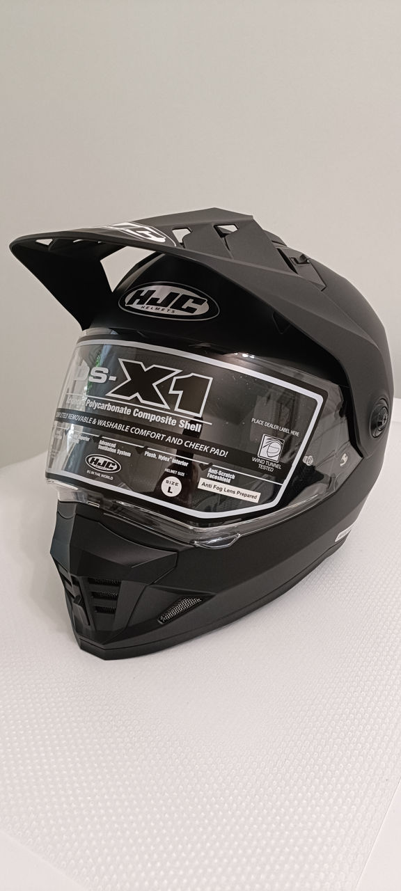 HJC DS-X1, Black Matte, Dual Sport, Size L фото 3