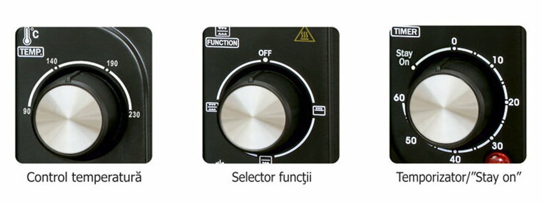 Cuptor electric cu control mecanic foto 3