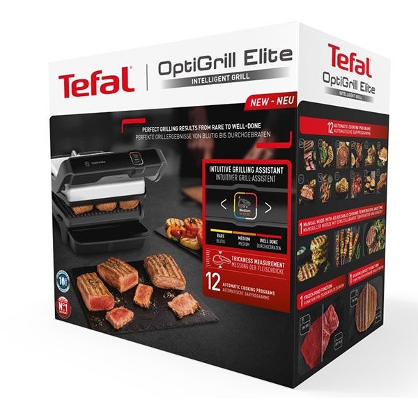 Gratar electric Tefal OptiGrill Elite GC750D30, 2000W, 12 programe, pret: 3599 lei Promo! foto 4