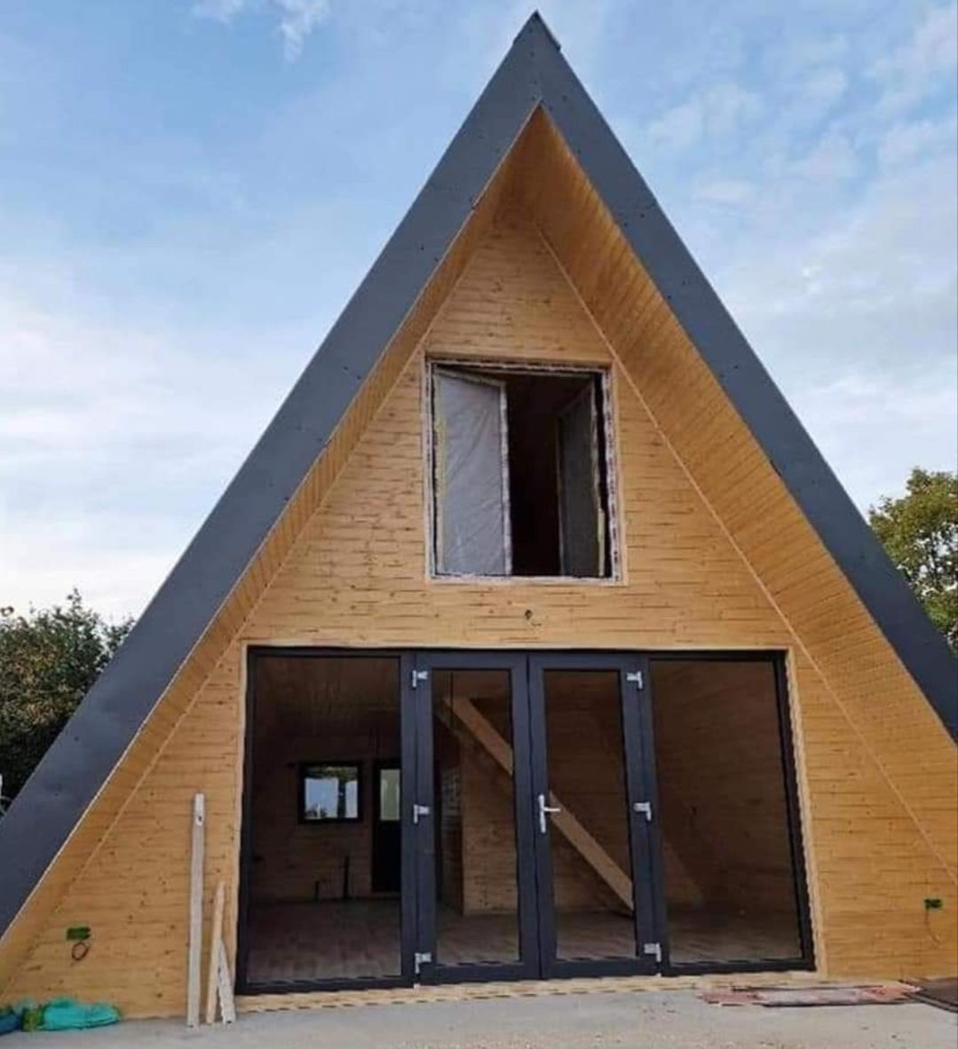 vând casa modulara lemn A frame metal foto 0
