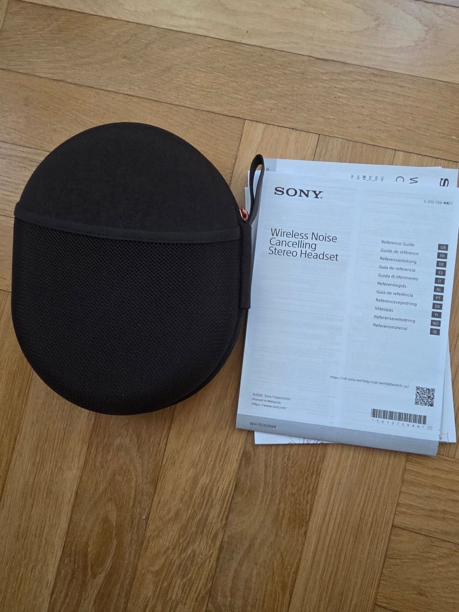 Накладные наушники sony wh-1000xm4  foto 0