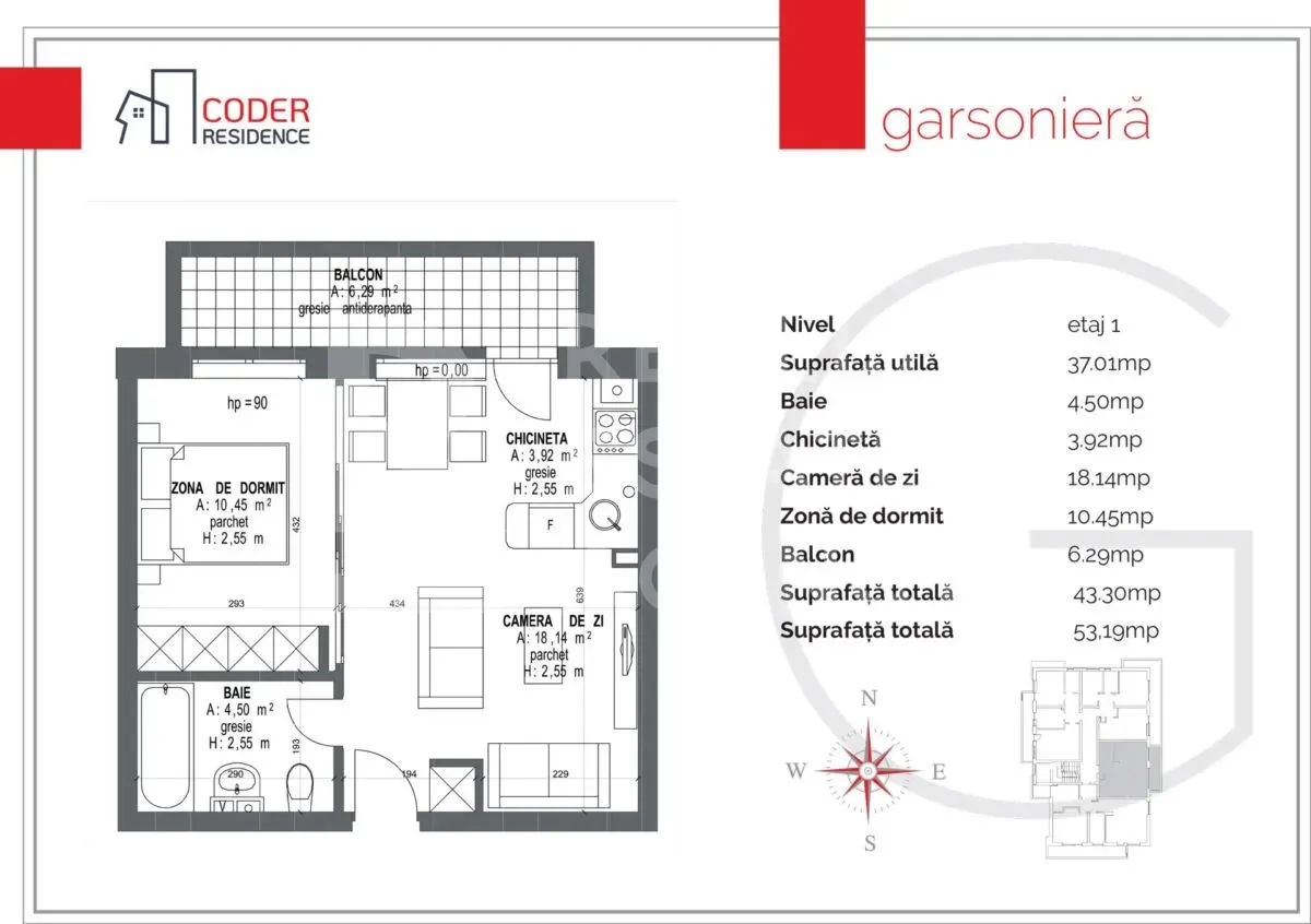 Studio Coder Residence, Oportunitate de investiție de la dezvoltator foto 11