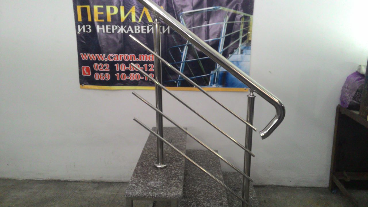 Перила из нержавейки  ! !! balustrade din inox фото 6