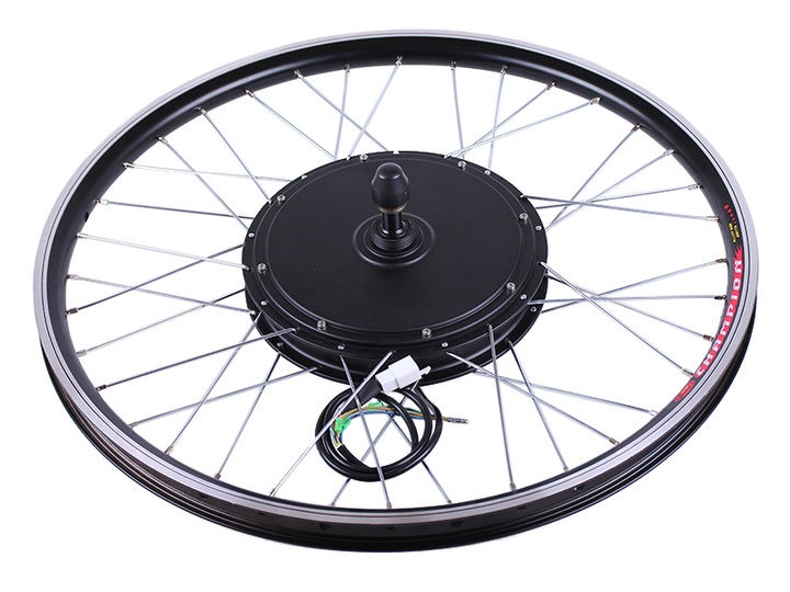 Set bicicleta roata fata 26" cu display 500W Agile Elec foto 4