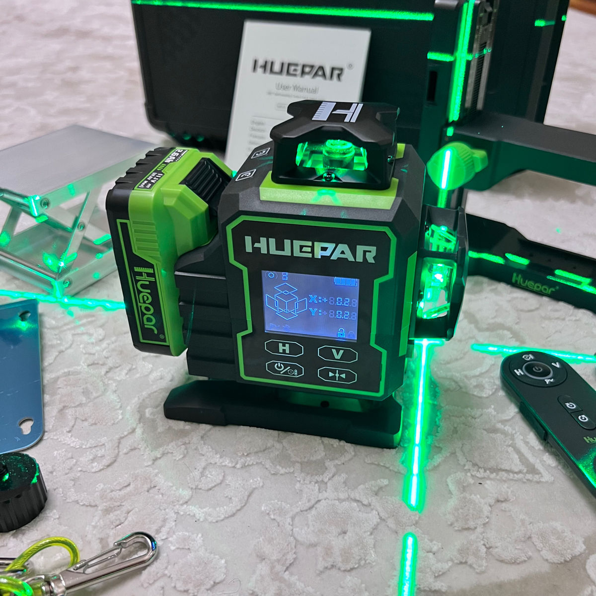 Laser Huepar W04CG 4D 16 linii + magnet Pro + bluetooth + garantie + livrare gratis foto 3