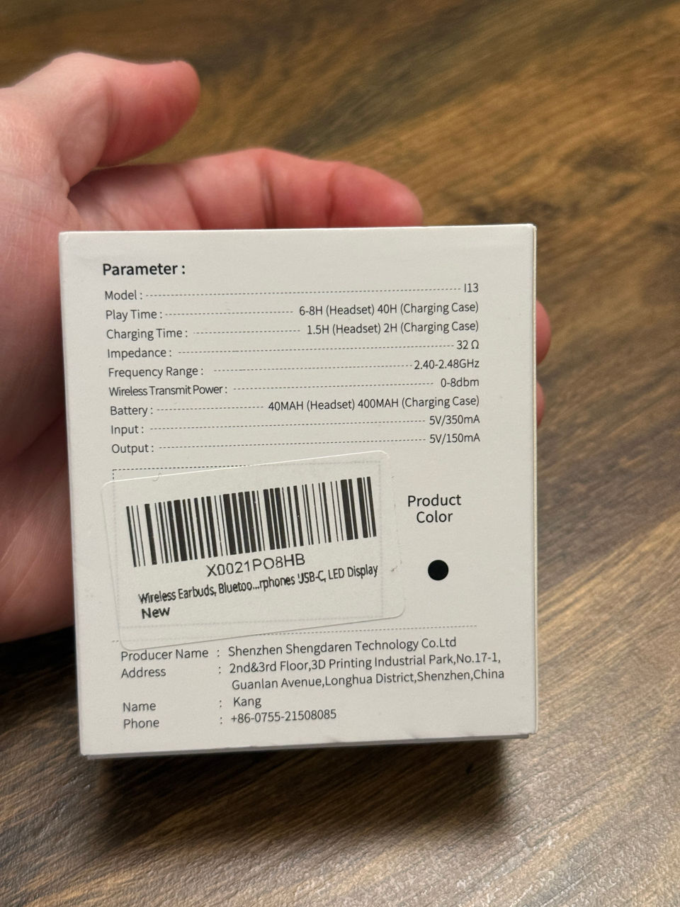 Ordtop I13 True Wirless Earbuds  foto 1