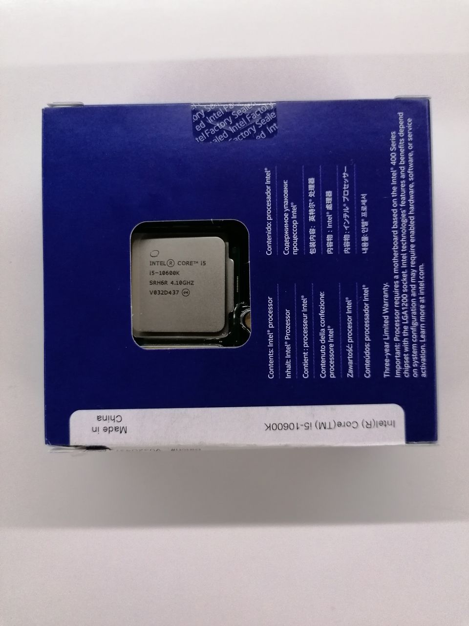 Intel Core i5-10600K Processor