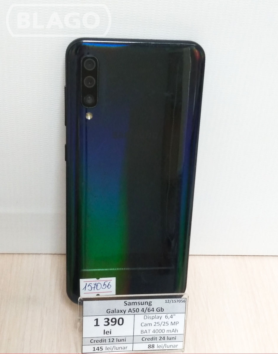 Samsung Galaxy A50,4/64 Gb,1190 lei