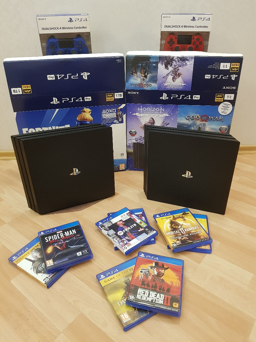 Sony Playstation 4 Pro 1tb Ревизия 7216В Диски Аккаунты Подписки Геймпады Ps+ EA Sports Цены снижены foto 1