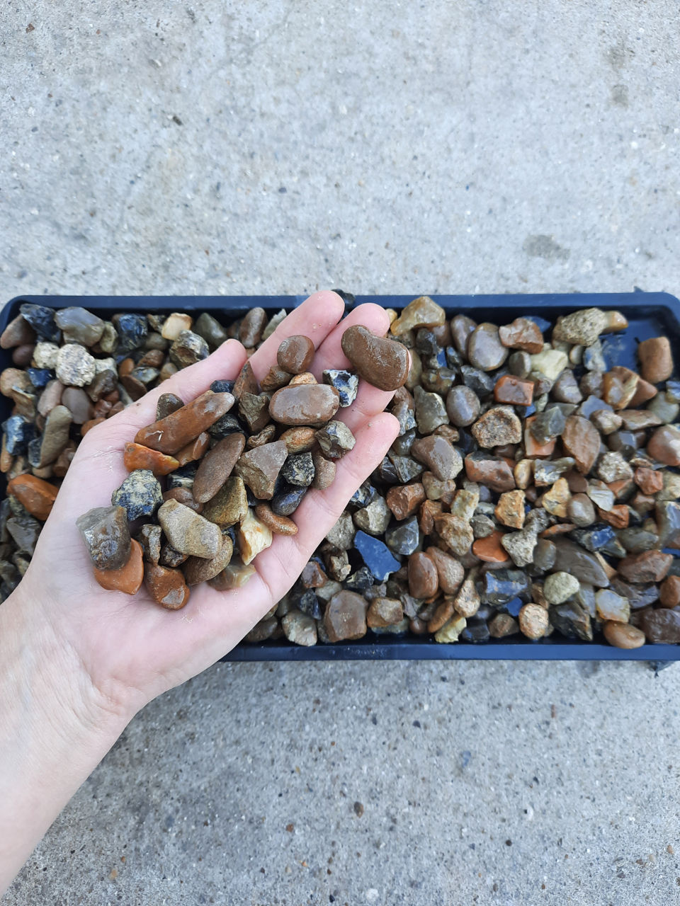 Галька и гранит для декора. белый камень для габионов. чернозем foto 15