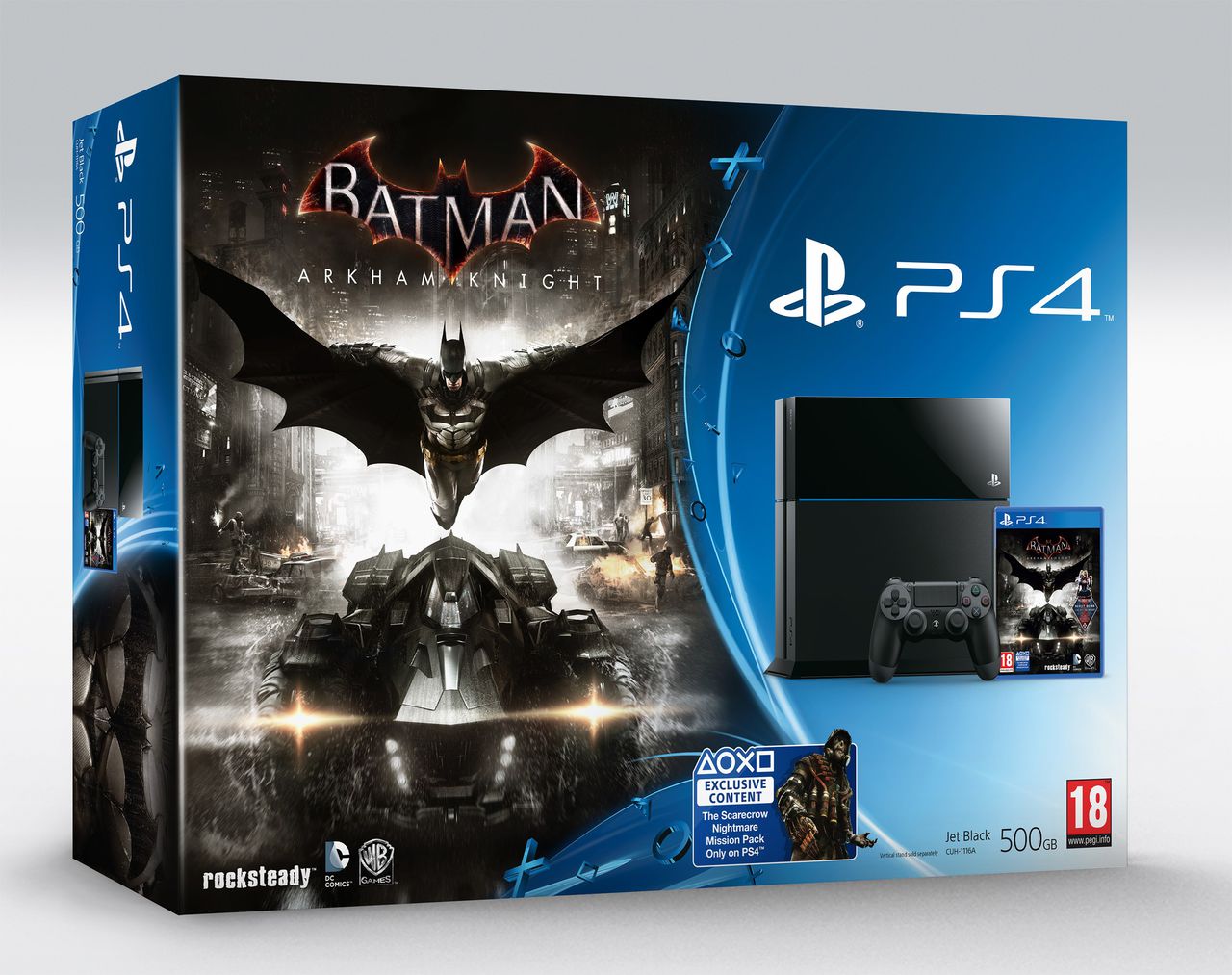 Sony PlayStation 4 (PS4) 500GB + Batman: Arkham Knight - Магазин-Склад GSM  LINE,Дечебал 139 б оф.116