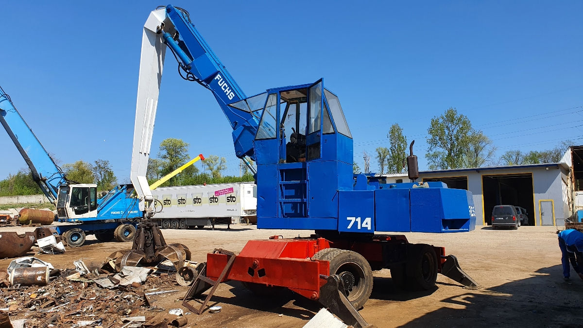 Fuchs 714m перегружатель металлолома foto 0