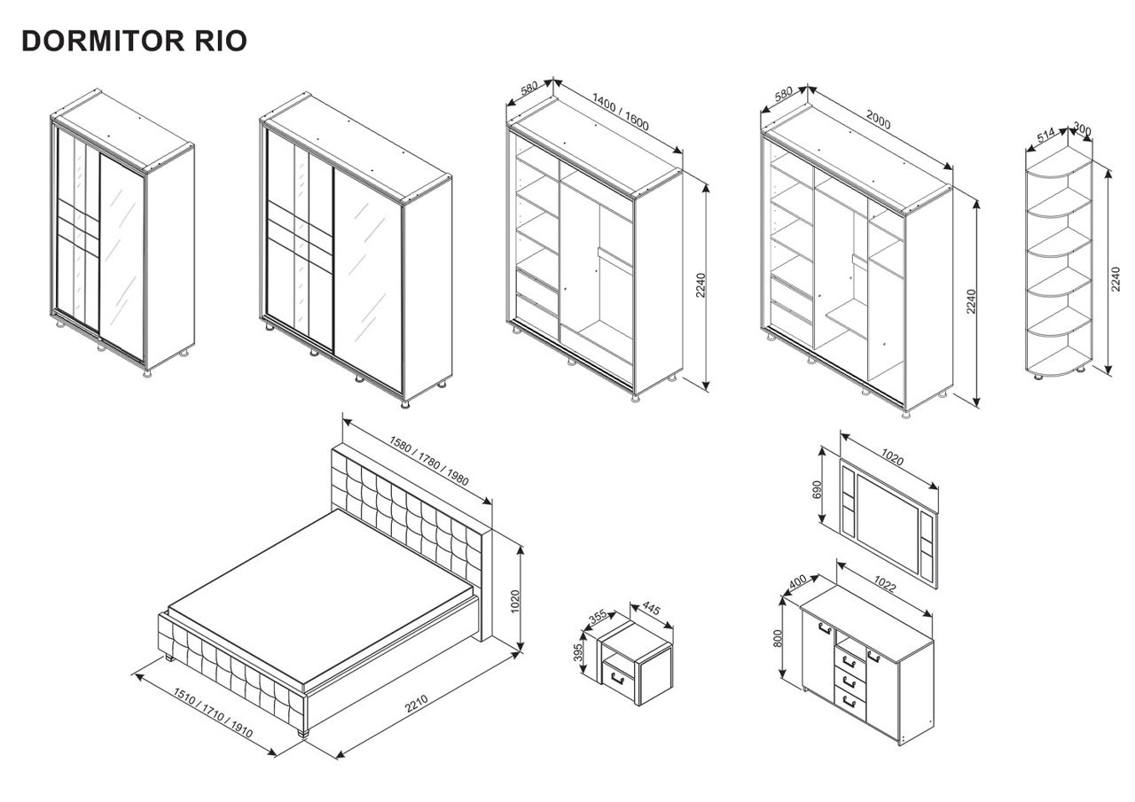 Pat Rio 1.4m 1.6m 1.8m  x 2m , diferite culori - preț bun, livrare, credit !!! foto 4