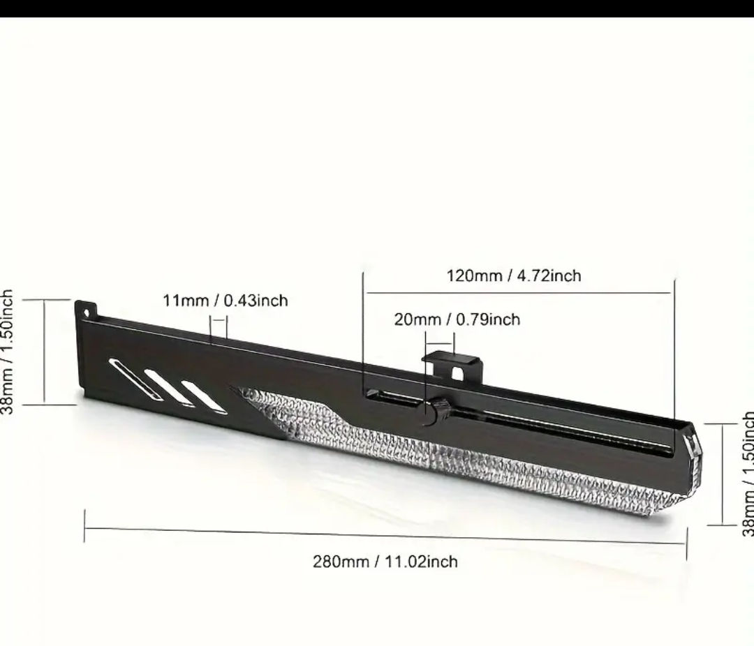 Gpu support bracket / anti-sag bracket rgb foto 2