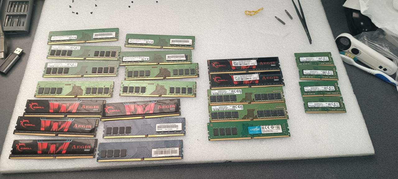 б/у оперативная память DDR4 DDR5 DDR3 4/8/16/32 foto 0