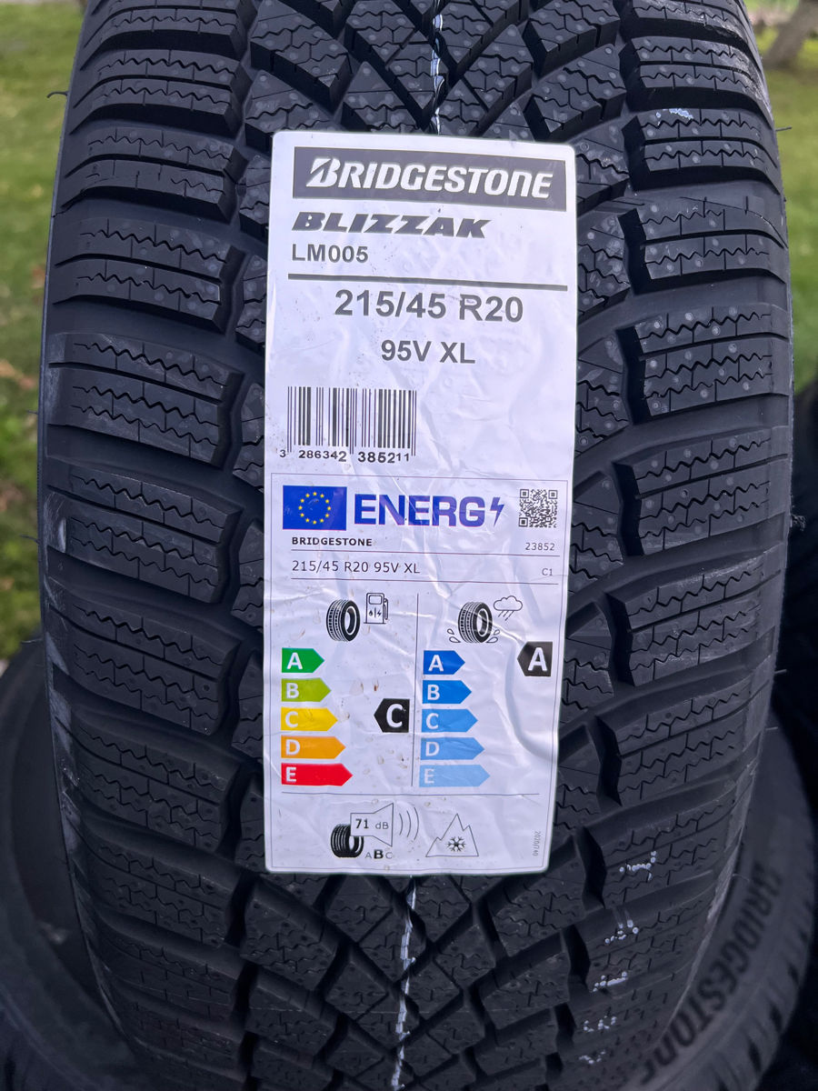 215/45 R20 Bridgestone Blizzak LM005/ Доставка, livrare toata Moldova 2023 foto 1